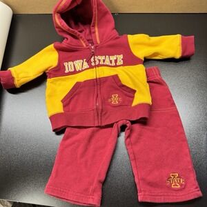 Colosseum Athletics Iowa State Cyclones infant 2-piece outfit set colorblock 6-9